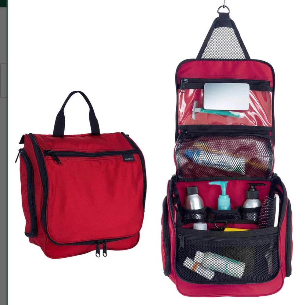 L.L. Bean Personal Organizer Travel Toiletry Bag